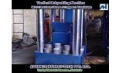 Metal Chip Vertical Briquetting Press Machine for MS/Cast Iron/Aluminum/Copper Dust - Video