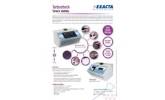 Exacta - Model Tartarcheck - Instrument for Monitoring the Tartaric Stability - Brochure