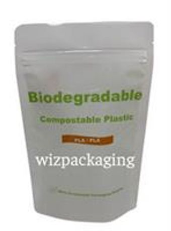 Wiz Packaging - Biodegradable Stand Up Pouch with Zipper