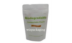 Wiz Packaging - Biodegradable Stand Up Pouch with Zipper