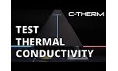 C-Therm Trident TCi Thermal Conductivity Instrument Video