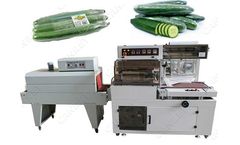 Cankey - Model CK-FL450 & CK-BS4525LA - Cucumber Sealing and Shrink Packaging Machine