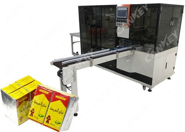 Cankey - Model CK-BTB-400 - Adjustable Cosmetic Box Cellophane Wrapping Machine