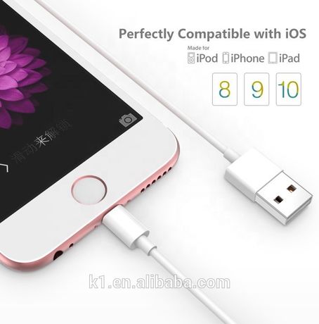KAL002 Original for iPhone USB Cable Charging Data Sync Line with 2A Fast Charging Function-0