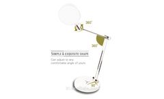 KET002 Wireless Charger Folding Table Lamp Metal Lamp Arm Can Rotate From Multiple Angles