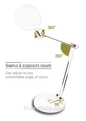 KET002 Wireless Charger Folding Table Lamp Metal Lamp Arm Can Rotate From Multiple Angles-0