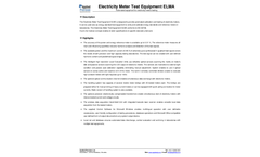 Applied Precision - Model ELMA - Electricity Meter Test Equipment  Brochure