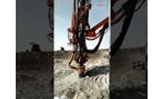 DTH drilling rig Video