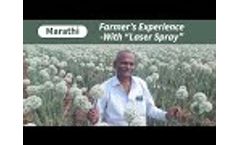 Farmer’s Experience of using Laser Spray (Rain Pipe / Rain Hose) | Story of Bhikoba Chavhan - Video