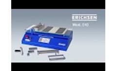 Erichsen 510 Film Applicator and Drying Time Recorder Video
