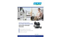 BES - Model EHG - Electrolytic Hydrogen Generator Brochure