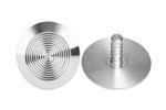 XC - Model MDD1114C - Concentric Circles Stainless Steel Tactile Studs