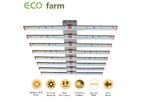 ECO Farm - Model ECOZ1000 - ECO Farm 250W/510W/700W/1000W LED Grow Light Strips With Samsung 301H Chips Separately UV+IR Control