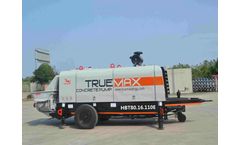 Truemax - Model SP80.16.110 E - Trailer Mounted Concrete Pump
