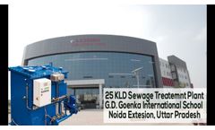 25 KLD Sewage Treatment Plant | G. D. Goenka International School, Noida Extesion, UP | Netsol Water - Video