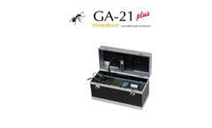 Madur - Model GA-21 Plus - Hand- Held Portable Gas Analyzer Brochure