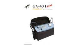 Madur - Model GA-40Tplus - Gas Analyzer with Built-in Sample Conditioner Brochure