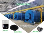 Waste tire plastic pyrolysis plant design