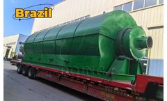 DOING three sets of semi-continuous tire pyrolysis units shipped to Brazil