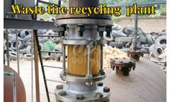 Sustainable waste tire recycling solution: waste tyres to fuel pyrolysis plant
