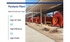 How to reduce the pollution generated during the waste tire pyrolysis process?