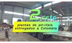 2 sets of 15TPD Oil Sludge Treatment Plant-Pyrolysis Plant were delivered to Colombia