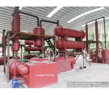 Highly quality oily sludge pyrolysis plant to get clean fuel oil-1