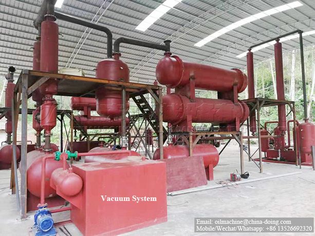 Highly quality oily sludge pyrolysis plant to get clean fuel oil-1