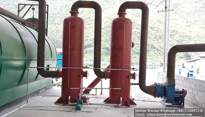 Highly quality oily sludge pyrolysis plant to get clean fuel oil-4