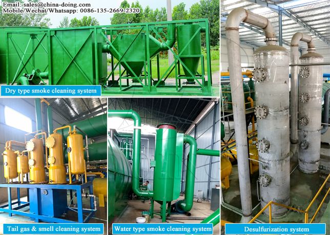 Highly quality oily sludge pyrolysis plant to get clean fuel oil-2