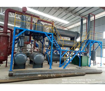 Highly quality oily sludge pyrolysis plant to get clean fuel oil-3