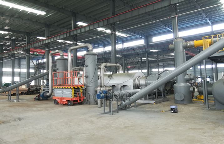 Doing Company - Model 15-50TPD - New design waste tyre pyrolysis plant