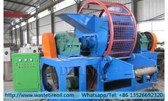 Doing Company - Model easy handling - waste tyre shredding machine