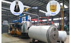waste plastic/tire to fuel oil pyrolysis plant operation video