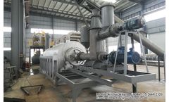 Waste plastic pyrolysis plant with environment friendly equipment