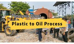 Plastic to Oil Plant-Plastic Pyrolysis Machine Running Video