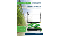 Precimet - Model WHE-471 - Hydraulic Cultivation Trolleys Brochure
