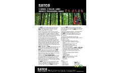 Satco - Model 3 Series - (3L2, 3L2SC & 3L2T) - 3 Roller Large Capacity Processing Heads Brochure