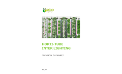 Horti-Tube - Model HL08-40 - LED Interior Lighting  Brochure