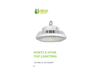 Horti E-Star - Model HB20 - UFO Shape LED Grow Light Brochure