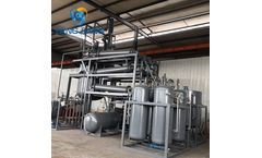 Model YJ-DSL Series - Pyrolysis Tire Oil Waste Engine Oil into Diesel Fuel Refinery System