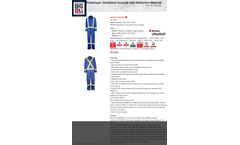 Flashtrap - Model 1155US7 - Ventilated Coverall with Reflective Material Brochure