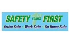 Accuform - Model SHMBR833 - Safety Banners