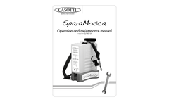 Sparamosca - Model SPA - Professional Electric Microdosing Sprayer Manual
