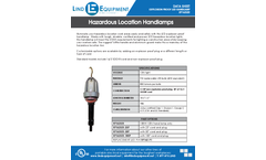 Lind - Model XP162 - Explosion Proof LED Hand Lamp Work Light Brochure
