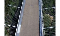 X-tend stainless steel bridge protection railing cable nets