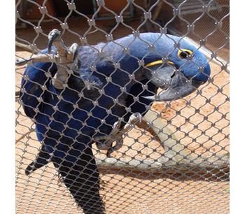 AISI 316 stainless steel aviary mesh / bird enclosure netting