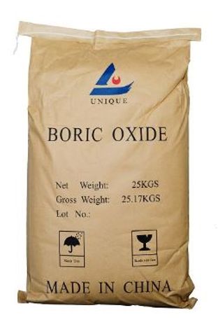 Unique - Model CAS NO 1303-86-2 - Premium Grade Boron Oxide