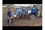 Double row 001 earthwork plow Video