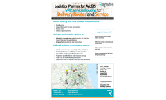 Rapidis - Last Mile Route Planning Software for Parcel Distribution Brochure